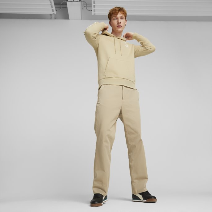 Puma På Tilbud Lys Sand Ikonisk T7 Hettegenser For Menn