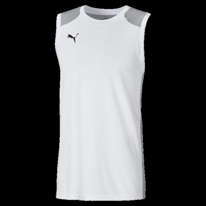 White-quarry Herre Basketball Jersey Puma På Salg