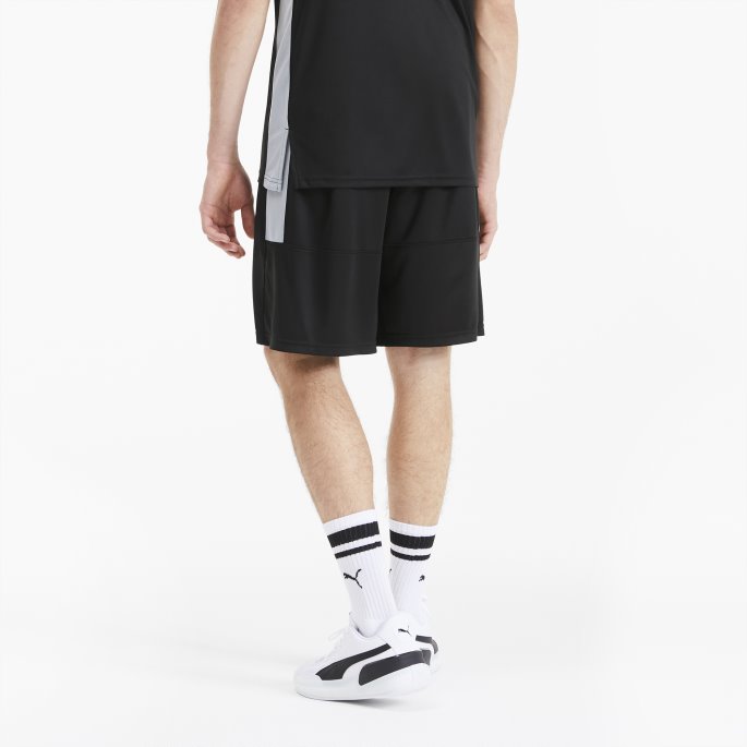 Basketball Shorts For Menn Puma På Tilbud Svart