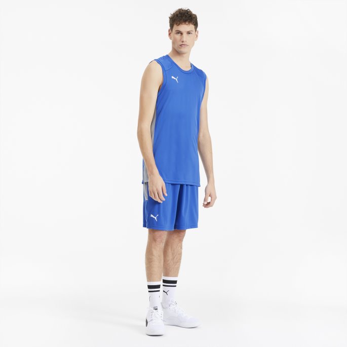Puma På Salg Sterke Blå Basketball-shorts For Menn