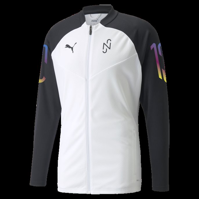 Puma På Tilbud Hvit Neymar Jr Thrill Fotball Treningsjakke For Menn