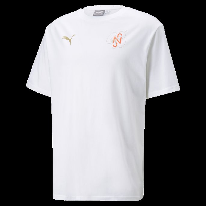 Neymar Jr Dream Chaser Grafisk Fotball T-skjorte Menn Hvit Puma På Salg