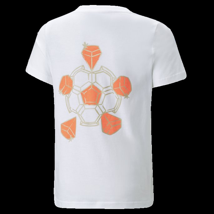 Puma På Salg Hvit Neymar Jr Dream Chaser Grafisk Fotball Tee Ungdom