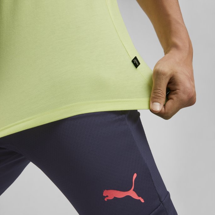 Puma På Tilbud Fresh Yellow Neymar Jr 24-7 Grafisk Fotball Tee Herre