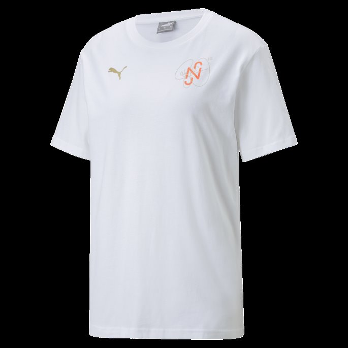 Puma På Tilbud Hvit Neymar Jr Dream Chaser Fotball T-skjorte Kvinner