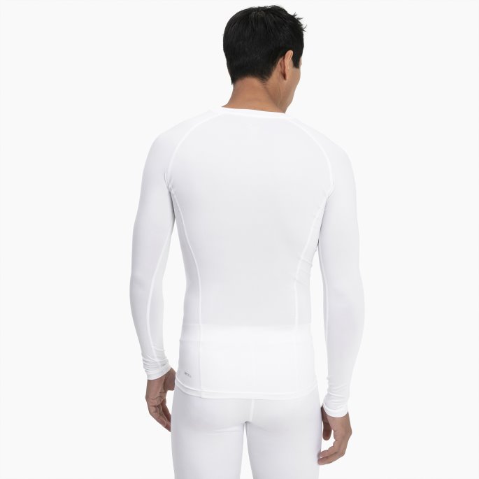 Puma På Tilbud Hvit Liga Baselayer Langermet Herre T-skjorte
