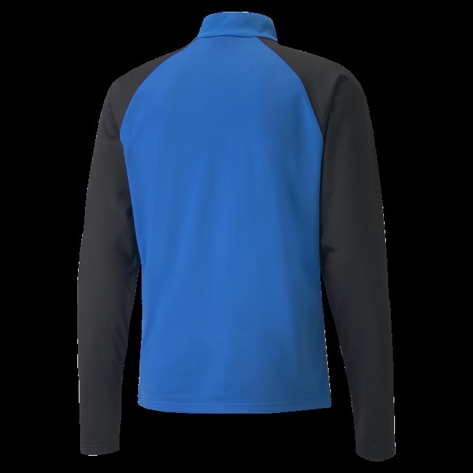 Teamliga Quarter-zip Herrefotball Topp Elektrisk Blå Lemonade-svart Puma På Salg