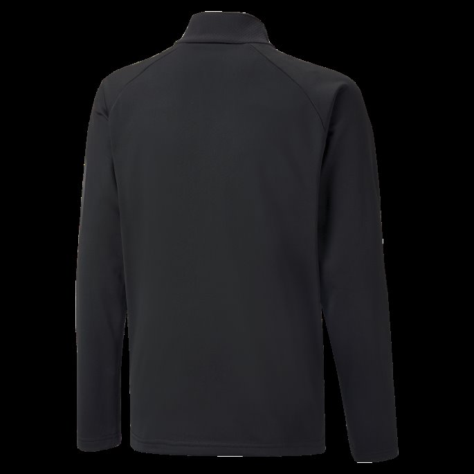 Teamliga Quarter-zip Ungdomsfotball Topp Svart-hvit Puma På Salg