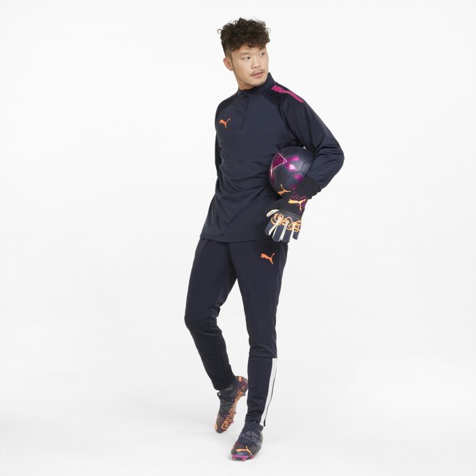 Teamliga Trening Herre Fotballbukser Puma På Tilbud Parisian Night-fuchsia