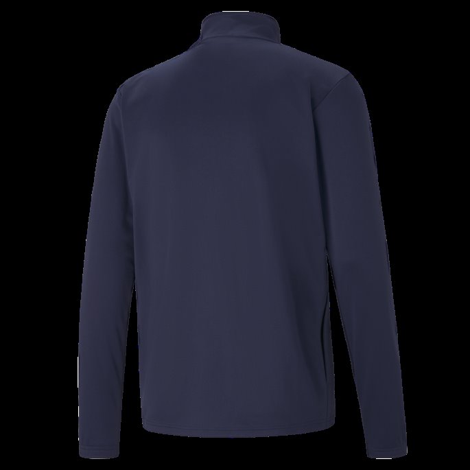 Puma På Tilbud Peacoat-hvit Teamrise Polyester Trening Fotballjakke For Menn