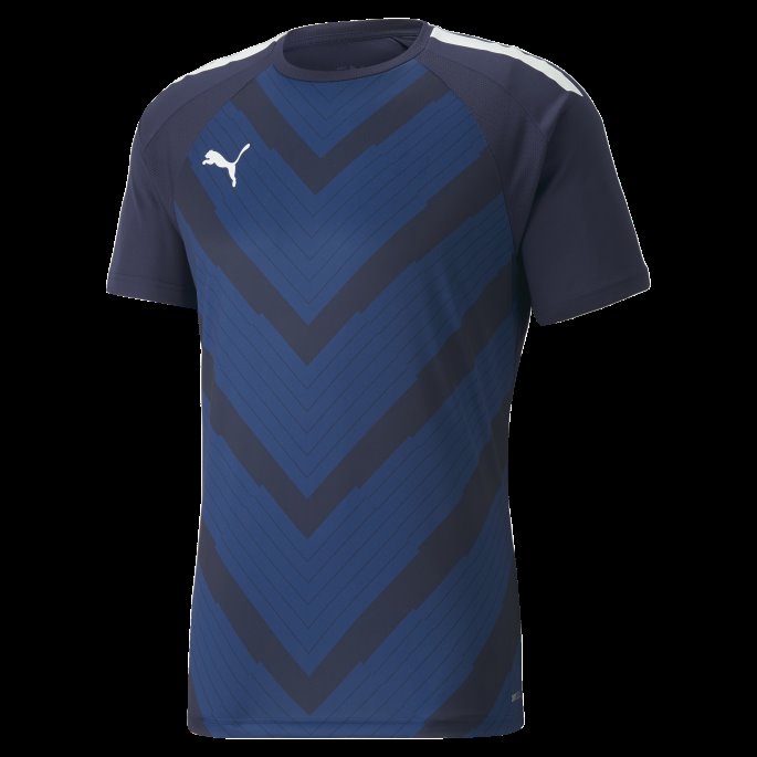TeamLiga Graphic Herretrøye Puma På Salg Peacoat-Limoges