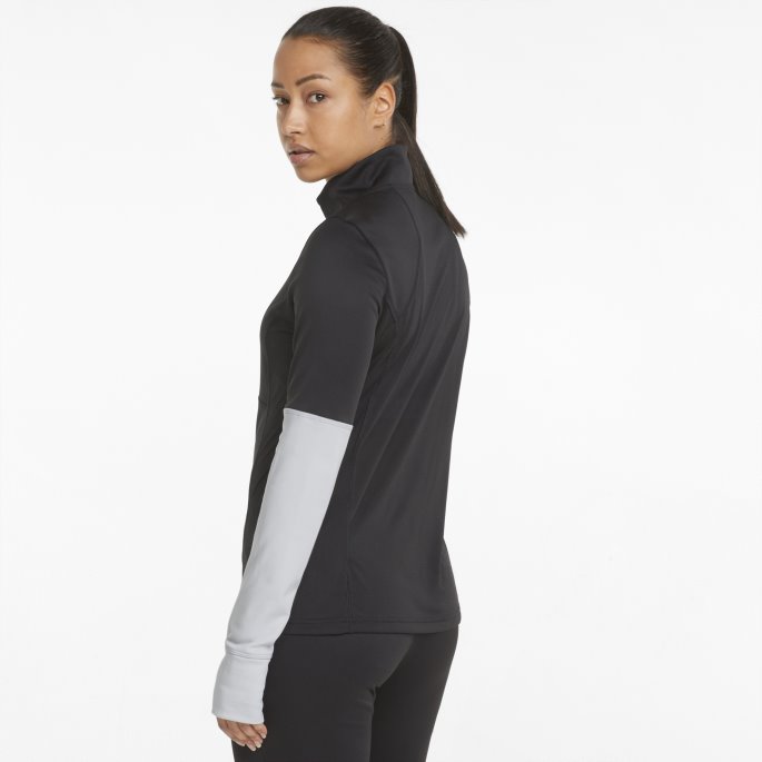 Black-harbor Mist Puma På Salg Individualliga Quarter-zip Fotballgenser For Kvinner