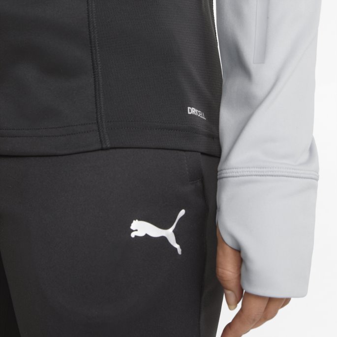 Black-harbor Mist Puma På Salg Individualliga Quarter-zip Fotballgenser For Kvinner