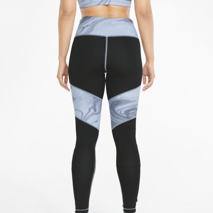 Puma På Tilbud Individualliga Fotball Leggings For Kvinner Black-harbor Mist