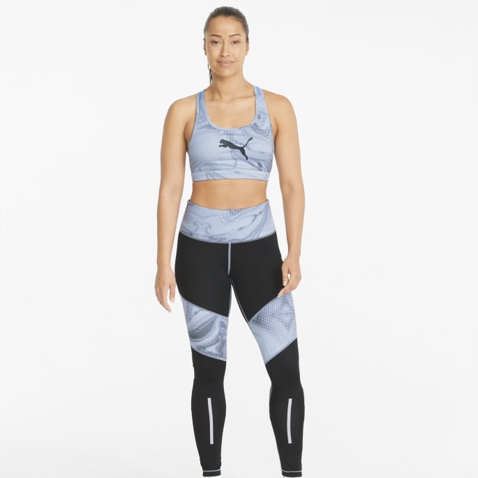 Puma På Tilbud Individualliga Fotball Leggings For Kvinner Black-harbor Mist