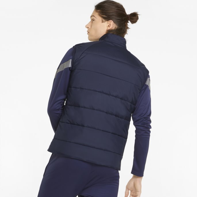 Teamliga Herre Fotball Vest Jakke Puma På Salg Peacoat