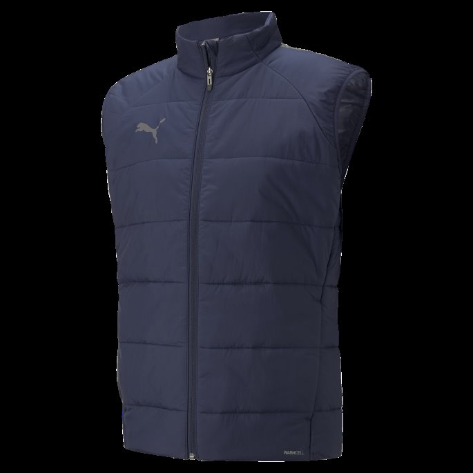 Teamliga Herre Fotball Vest Jakke Puma På Salg Peacoat