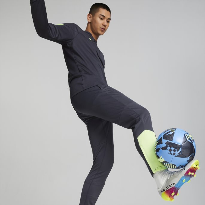 Puma På Salg Parisian Night-fizzy Light Individuell Finale Fotball Kvart-zip Topp Menn