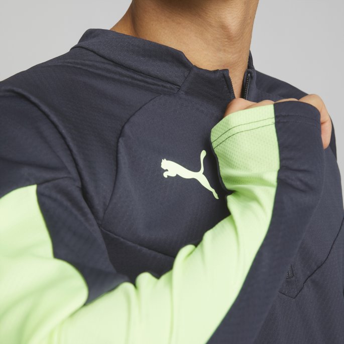Puma På Salg Parisian Night-fizzy Light Individuell Finale Fotball Kvart-zip Topp Menn