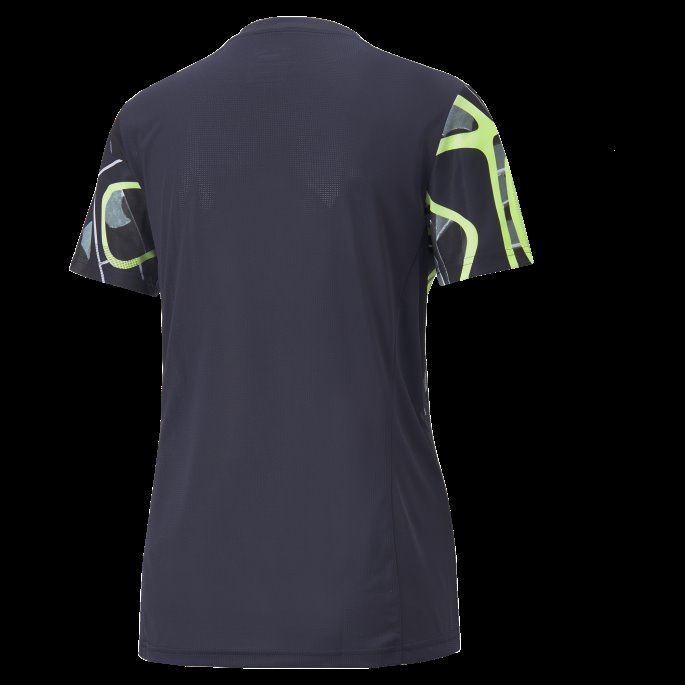 Individualliga Grafisk Damefotballdrakt Parisian Night-fizzy Light Puma På Salg