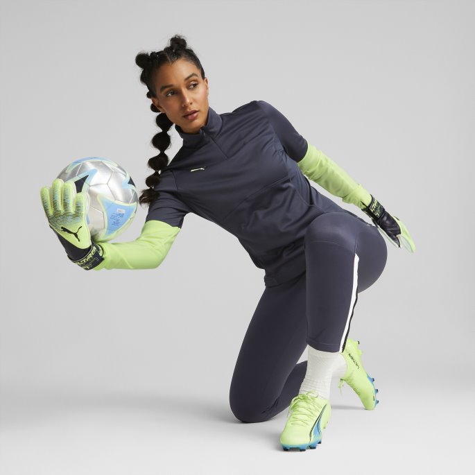 Puma På Tilbud Parisian Night-fizzy Light Individualliga Quarter-zip Fotball Topp Kvinner