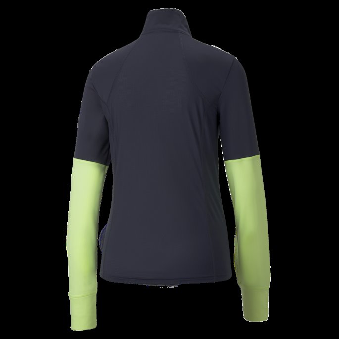 Puma På Tilbud Parisian Night-fizzy Light Individualliga Quarter-zip Fotball Topp Kvinner