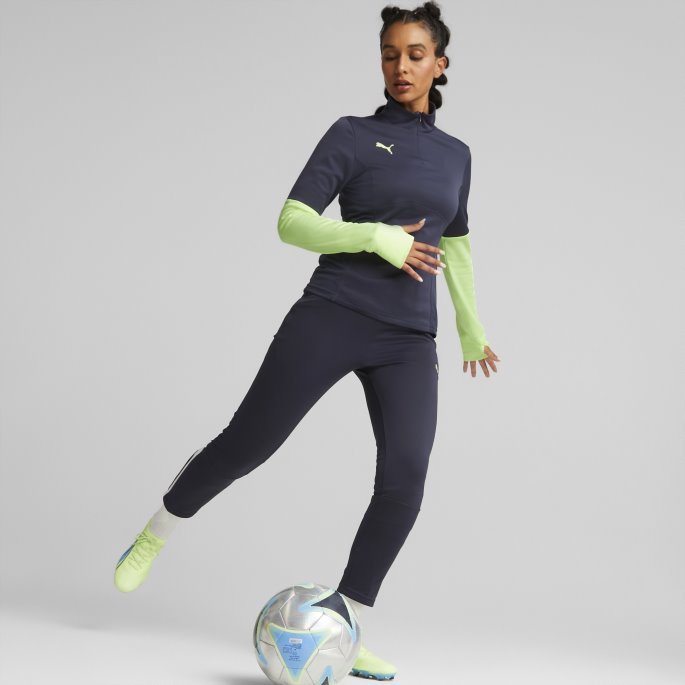 Puma På Tilbud Individualliga Kvinners Fotballbukser Parisian Night-fizzy Light