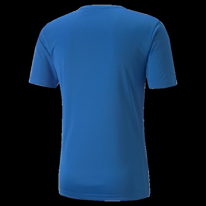 Individualrise Fotball Logo Tee Menn Elektrisk Blå Lemonade-peacoat Puma På Salg