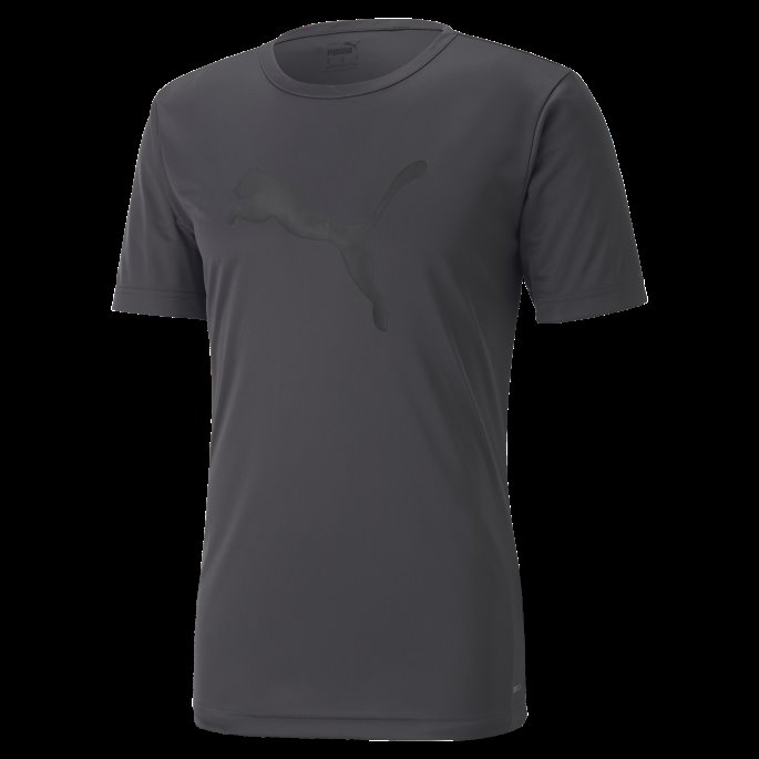 Individualrise Fotball Logo T-skjorte Menn Puma På Tilbud Asfalt-svart