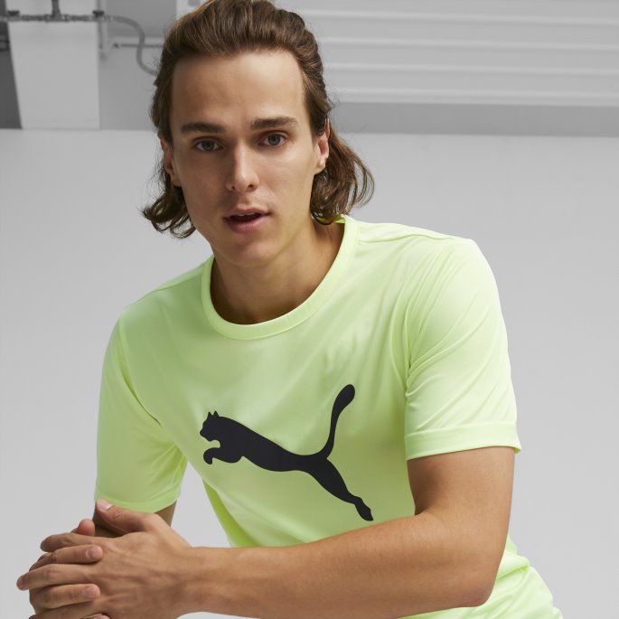 Puma På Salg Sprudlende Lys-parisisk Natt Individualrise Fotball Logo Tee Menn
