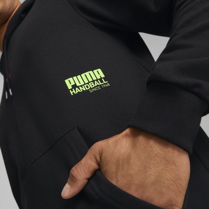 Håndball Hettegenser Herre Sort Puma På Salg