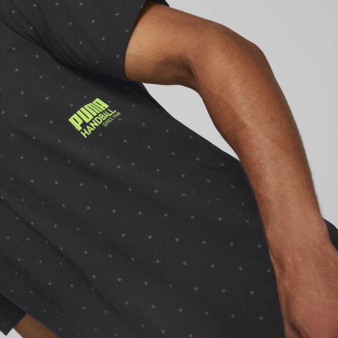 Svart Puma På Salg Håndball Tee Menn