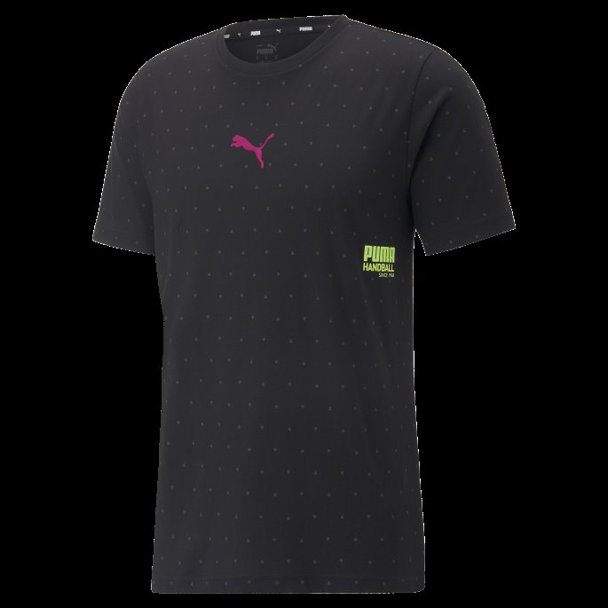 Svart Puma På Salg Håndball Tee Menn