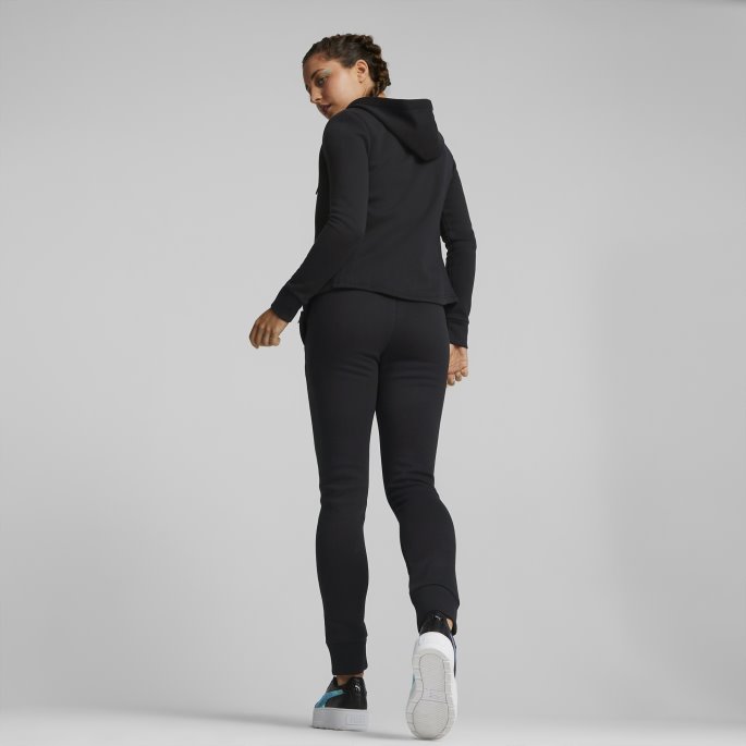 Puma På Tilbud Svart Klassisk Treningsdress Med Hette Kvinner