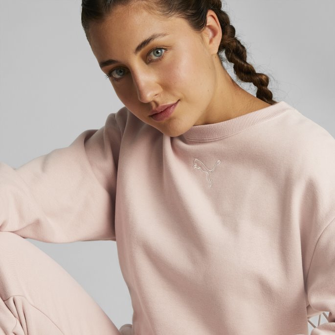 Puma På Tilbud Loungewear Dress Kvinner Rosenkvarts