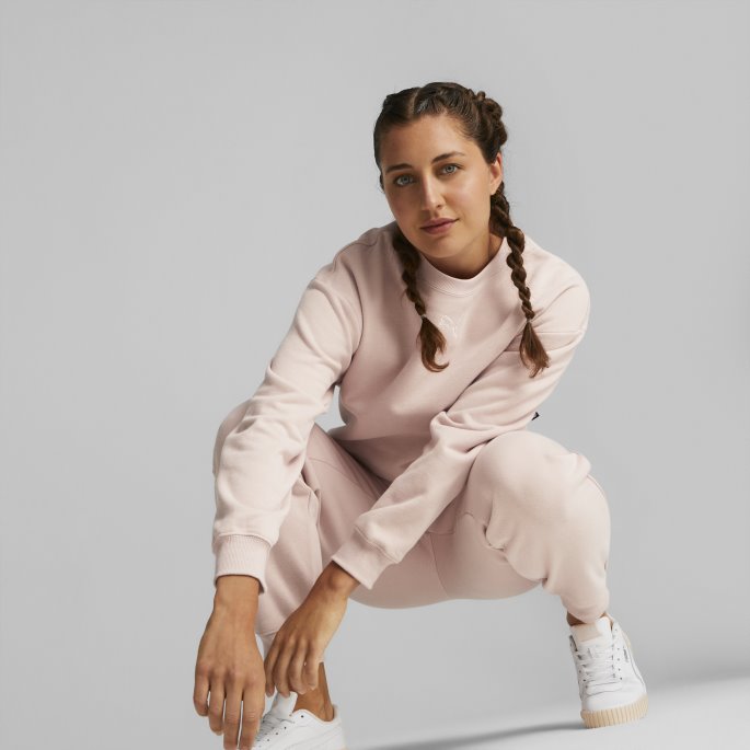 Puma På Tilbud Loungewear Dress Kvinner Rosenkvarts