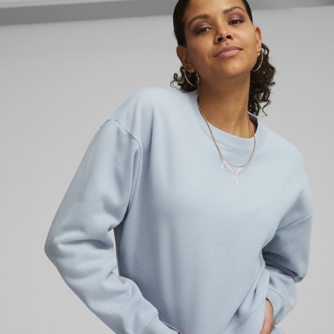 Puma På Salg Blå Vask Loungewear Dress Kvinner