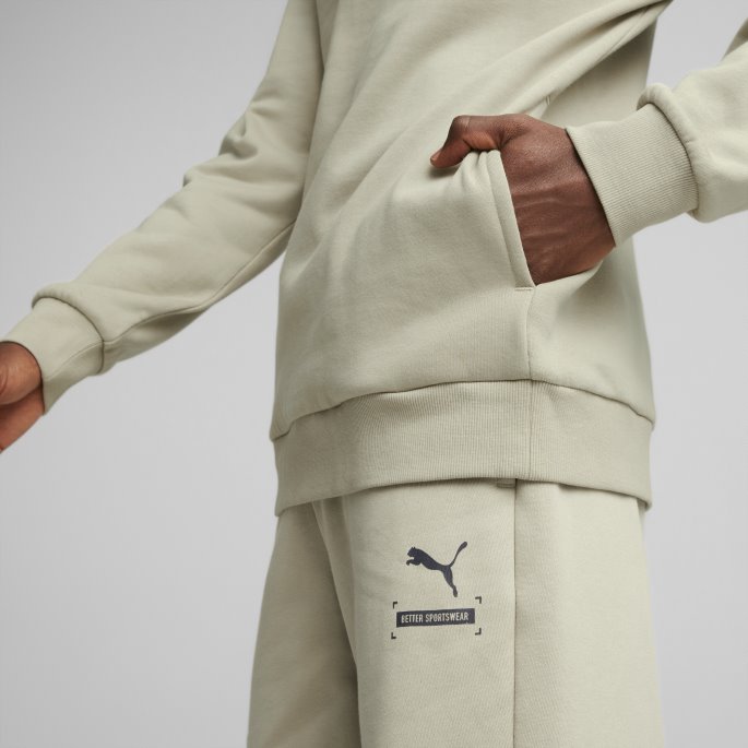 Puma På Tilbud Bedre Hettegenser For Menn Pebble Grå