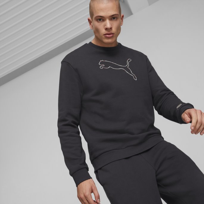 Better Crew Neck Herregenser Phantom Black Puma På Salg