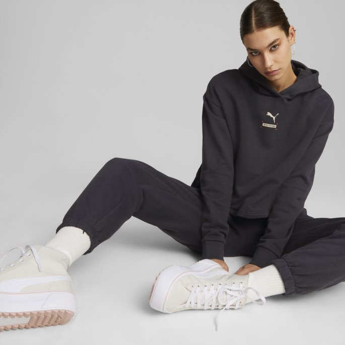 Bedre Dame Hettegenser Puma På Tilbud Phantom Black