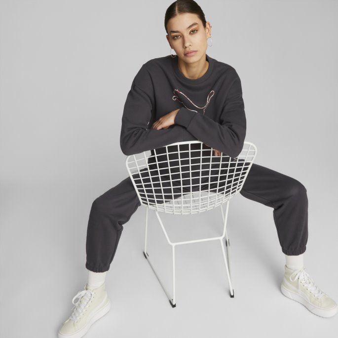 Puma På Tilbud Phantom Black Bedre Damegenser Med Rund Hals