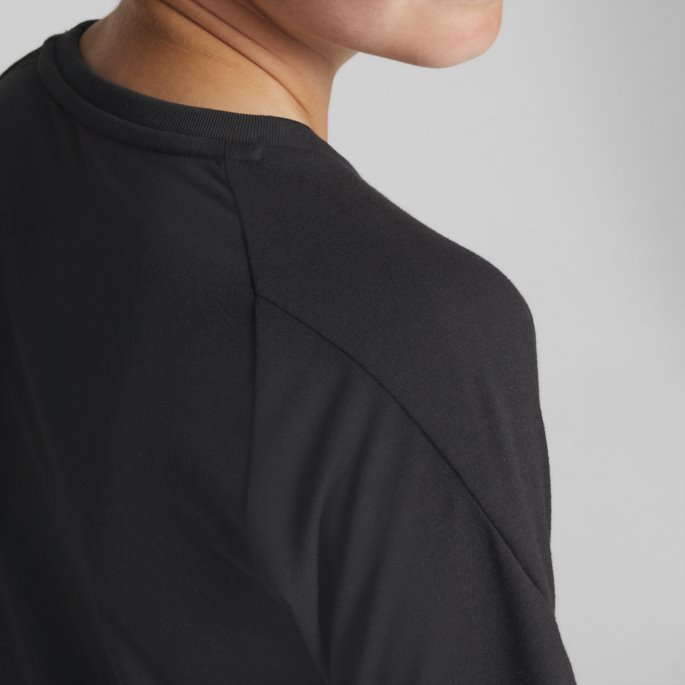 Evostripe Tee Ungdom Svart Puma På Salg