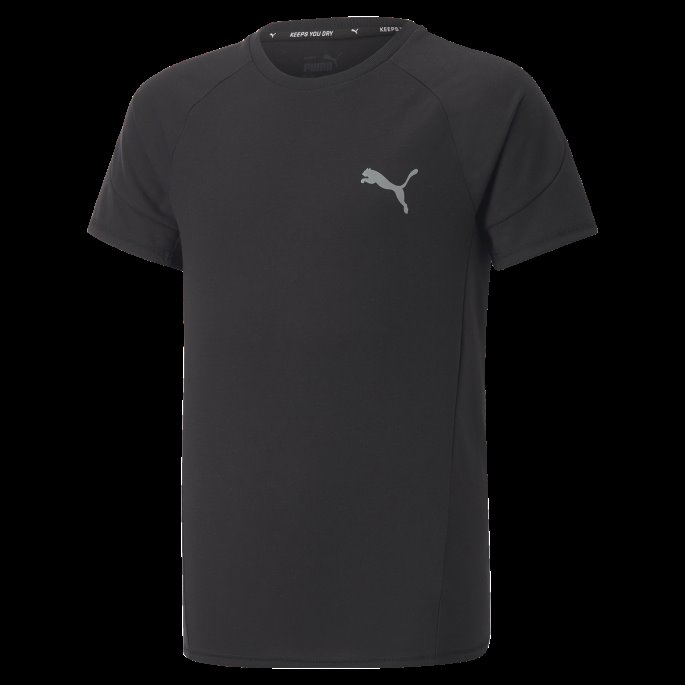 Evostripe Tee Ungdom Svart Puma På Salg