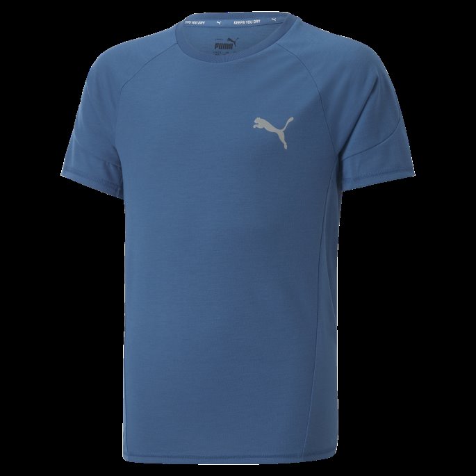 Evostripe Youth Tee Lake Blue Puma På Salg