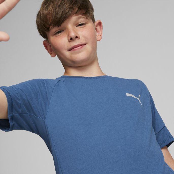 Lake Blue Evostripe Tee Ungdom Puma På Salg