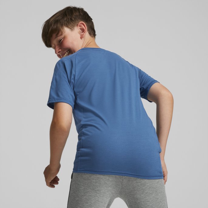Lake Blue Evostripe Tee Ungdom Puma På Salg