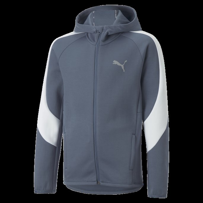 Puma På Tilbud Kveld Himmel Evostripe Full Glidelås Jakke Ungdom