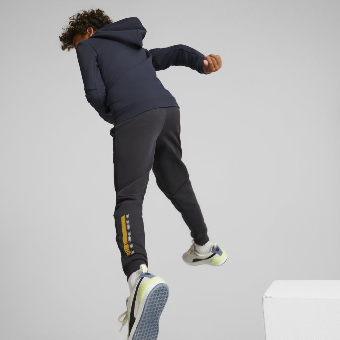Puma På Tilbud Parisian Night Active Sports Hettegenser For Ungdom Med Full Glidelås