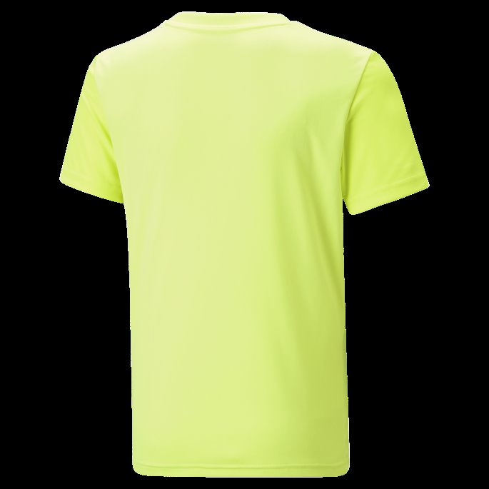 Puma På Tilbud Aktiv Sport Katt Ungdom Poly Tee Lime Squeeze