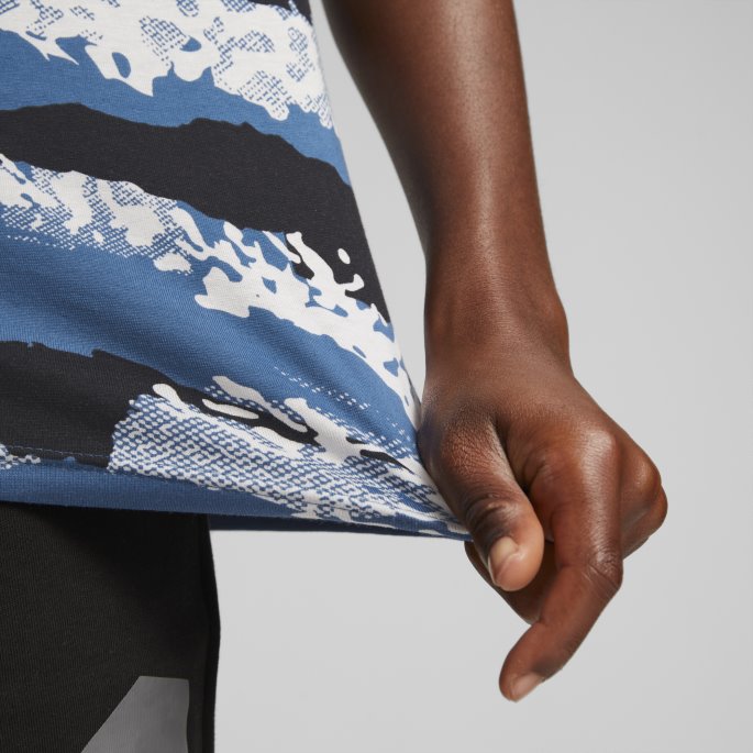Puma På Salg Lake Blue Alpha Tee Ungdom